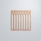 Ekena Millwork Large Cedar Park Decorative Fretwork Wood Wall Panels, Cherry, 23 3/8"W x 23 3/8"H x 3/8"T WALW24X24X0375CRPCH - alternate 3